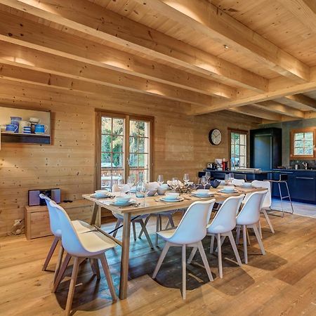Chalet Le Chapeau La Tzoumaz Bagian luar foto