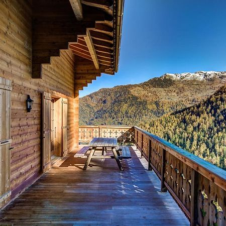 Chalet Le Chapeau La Tzoumaz Bagian luar foto