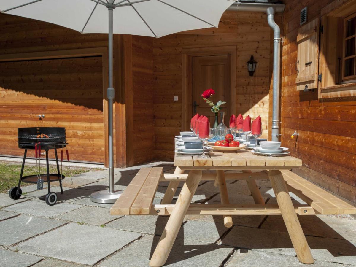 Chalet Le Chapeau La Tzoumaz Bagian luar foto