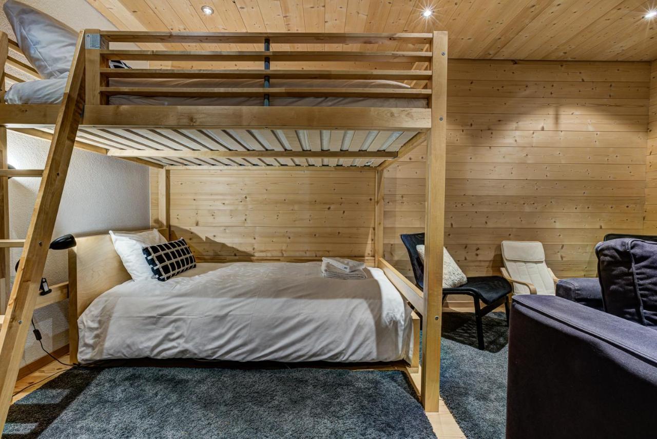 Chalet Le Chapeau La Tzoumaz Bagian luar foto